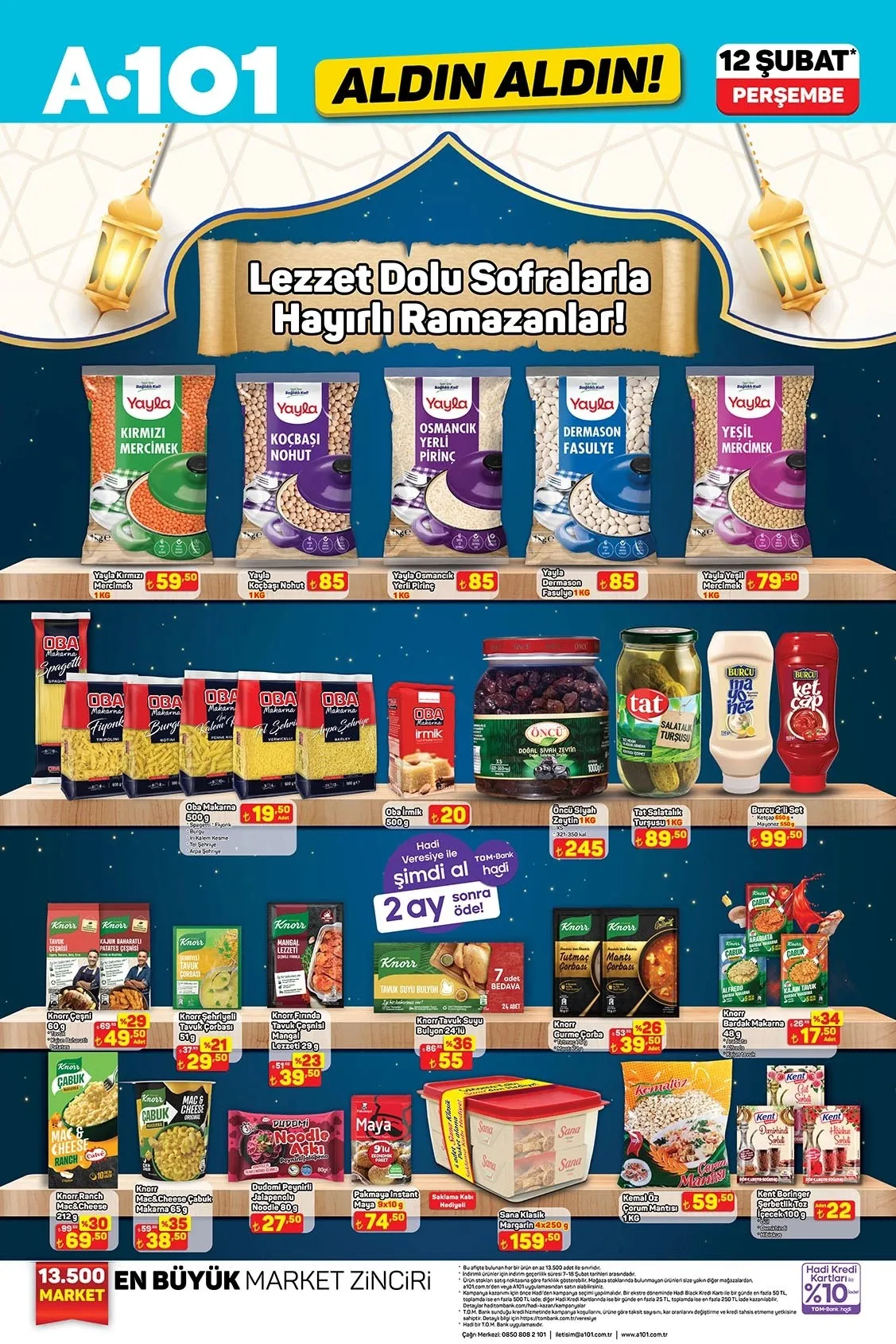 A101 Makarna Soslar ve Hazır Çorbalar