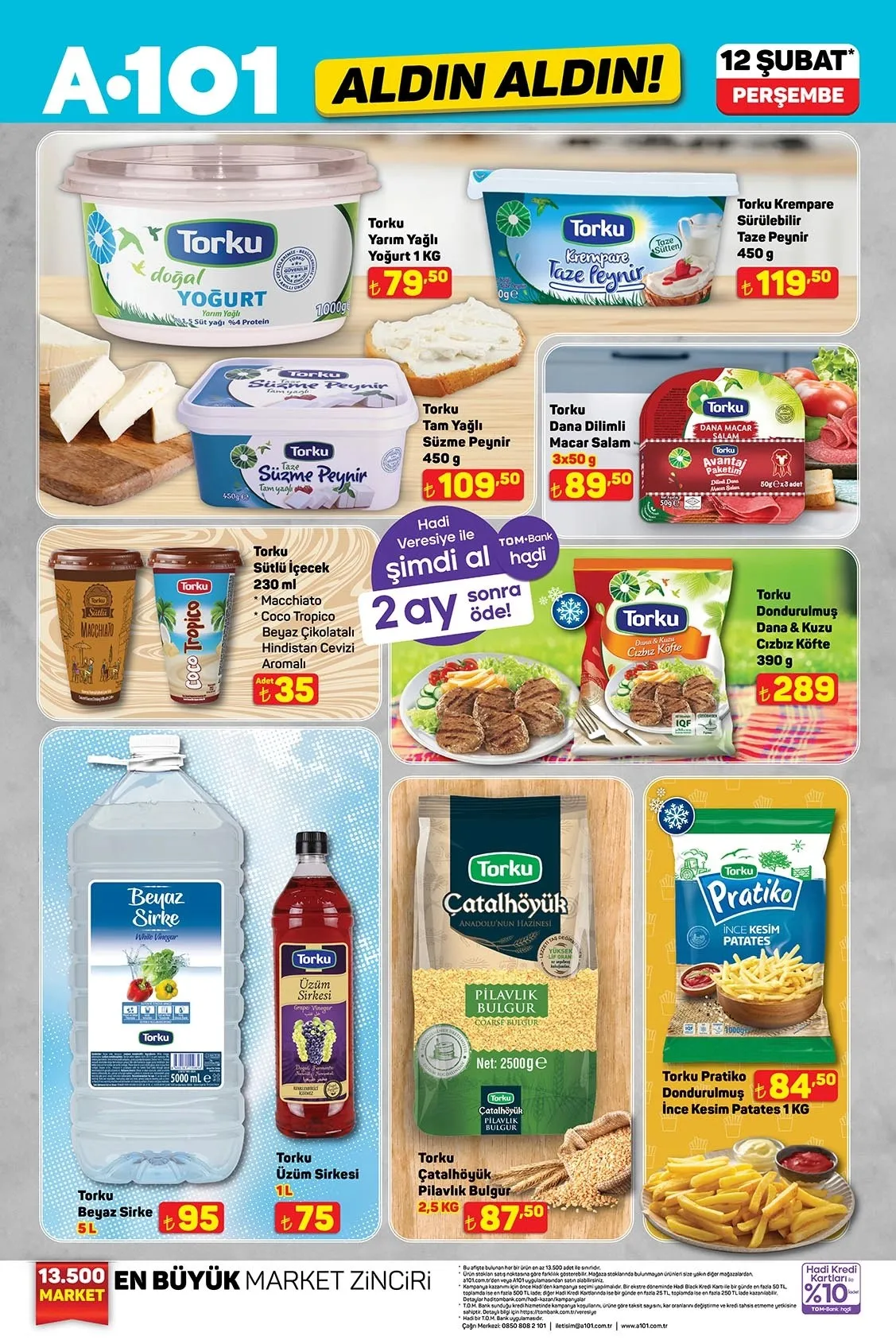 A101 Sirke ve Torku Süt Ürünleri