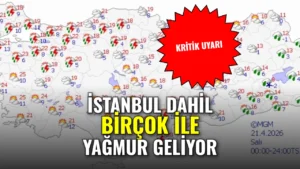 Meteoroloji tarih vererek uyardı! İstanbul dahil birçok ilde sağanak yağış etkili olacak
