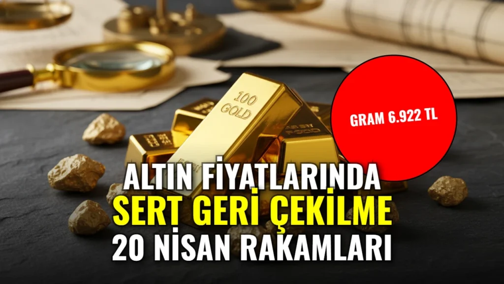 20 Nisan 2026 Altın Fiyatları Ne Kadar Oldu? Gram, Çeyrek, Cumhuriyet Altını Bugün Kaç TL?