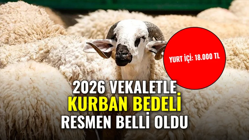 2026 Vekaletle Kurban Kesim Bedeli Ne Kadar? Yurt İçi ve Yurt Dışı Kurban Fiyatları Açıklandı!