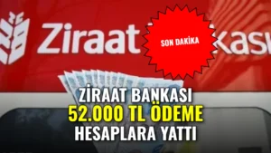 Ziraat Bankası Nisan 2026 Emekli Promosyon Paketi emekliye 52.000 TL Destek