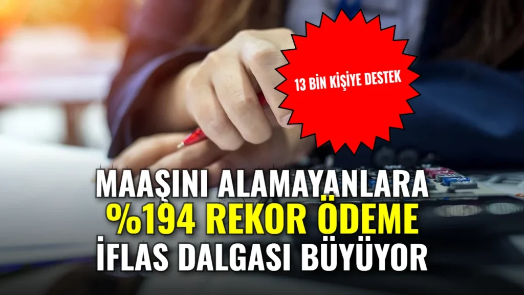 İflas ve konkordato ödemeleri bir yılda iki katına çıktı!