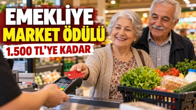 Ziraat’tan emekliye 1.500 TL market ödülü: Harcama şartı var